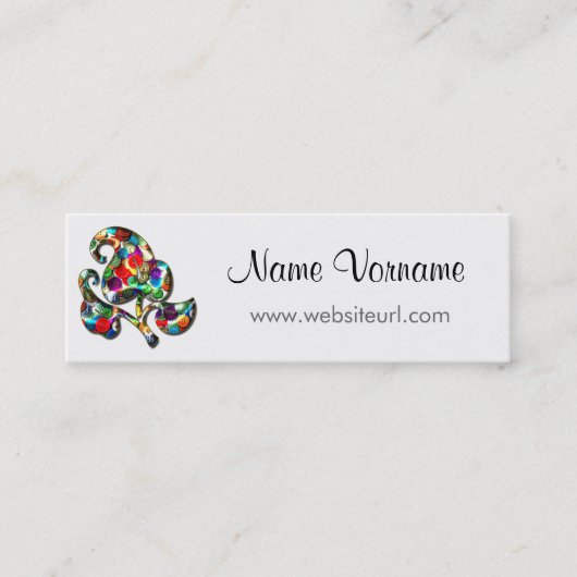 Carte De Visite Mini Boutons (Devant)
