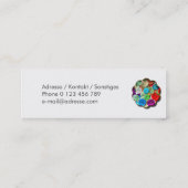 Carte De Visite Mini Boutons (Dos)