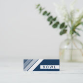 Carte De Visite Mini BOWL rétro (Debout devant)