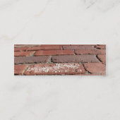 Carte De Visite Mini Briques rouges antiques (Dos)