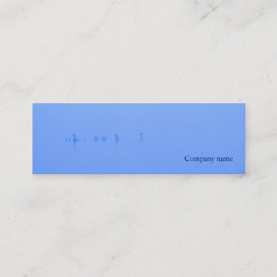 Carte De Visite Mini Brouillard bleu