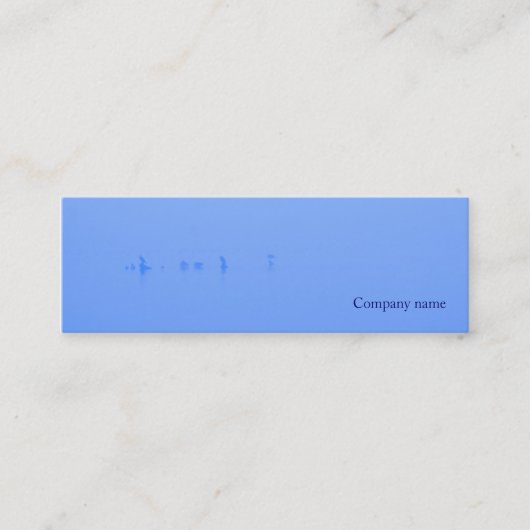 Carte De Visite Mini Brouillard bleu (Devant)