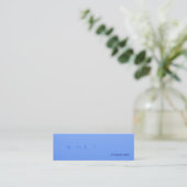 Carte De Visite Mini Brouillard bleu (Debout devant)