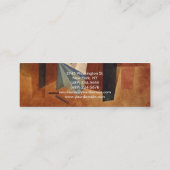 Carte De Visite Mini Brown Abstrait Kandinsky Professional (Dos)