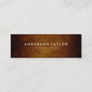 Carte De Visite Mini Brown Vintage élégant