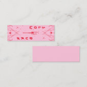 Carte De Visite Mini BRÛLE LENTE - 🔥 Signet (Devant / Derrière)