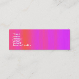 Carte De Visite Mini Brume Rose