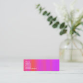 Carte De Visite Mini Brume Rose (Debout devant)