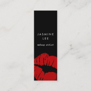Carte De Visite Mini budget moderne chic de maquilleur de styliste bon