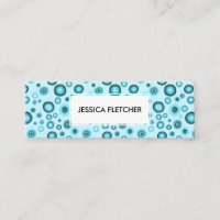 Bulles bleues Minimaliste Cool Cercles Motif
