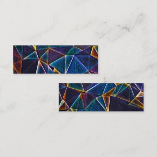 Carte De Visite Mini Bulles cassées (Devant / Derrière)