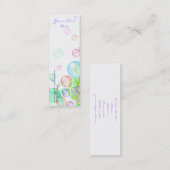 Carte De Visite Mini Bulles de savon (Devant / Derrière)