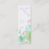 Carte De Visite Mini Bulles de savon (Devant)