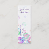 Carte De Visite Mini Bulles de savon (Devant)