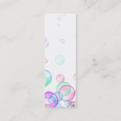 Carte De Visite Mini Bulles de savon (Dos)