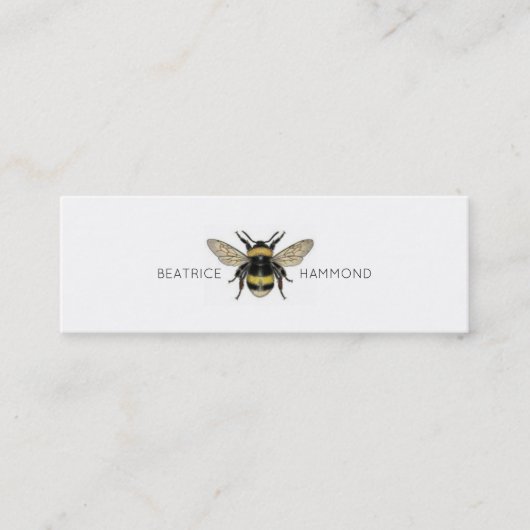 Carte De Visite Mini Bumble Bee Skinny (Devant)