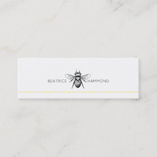 Carte De Visite Mini Bumble Bee Skinny Profil (Devant)