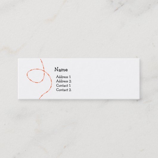 Carte De Visite Mini Buzzy Bee (Devant)