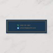 Carte De Visite Mini Cabinet d'avocats personnalisé (Dos)