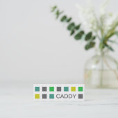 Carte De Visite Mini CADDY (carrés mod) (Debout devant)
