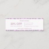 Carte De Visite Mini Cadeau de remise aux Motifs du Poster de animal Le (Dos)