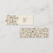 Carte De Visite Mini Café (Devant / Derrière)