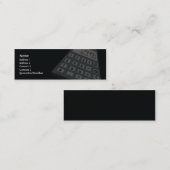 Carte De Visite Mini Calculatrice - maigre (Devant / Derrière)