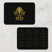 Carte De Visite Mini calendrier 2023 (Devant / Derrière)