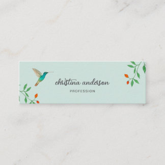 Carte De Visite Mini California Hummingbird Business Card