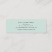 Carte De Visite Mini California Hummingbird Business Card (Dos)