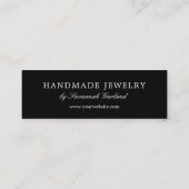 Carte De Visite Mini Calligraphie tourbillonnant Fabriquée Avec Amour - (Dos)