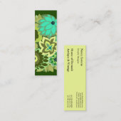 Carte De Visite Mini CAMBRIA aux nuances du vert (Devant / Derrière)