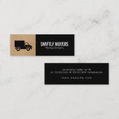 Carte De Visite Mini Camion d'entreprise | Déplacements (Devant / Derrière)