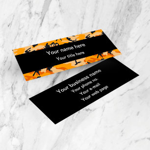 Carte De Visite Mini Camo orange, Camouflage, Militaire, Armée