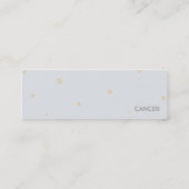 Carte De Visite Mini Cancer - maigre (Dos)