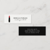 Carte De Visite Mini Canne à lèvres (Devant / Derrière)