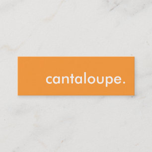Carte De Visite Mini cantaloupe.