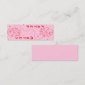 CARTE DE VISITE MINI CAPITAUX - SIGNET ❤️ ‍ 🔥 (Devant / Derrière)