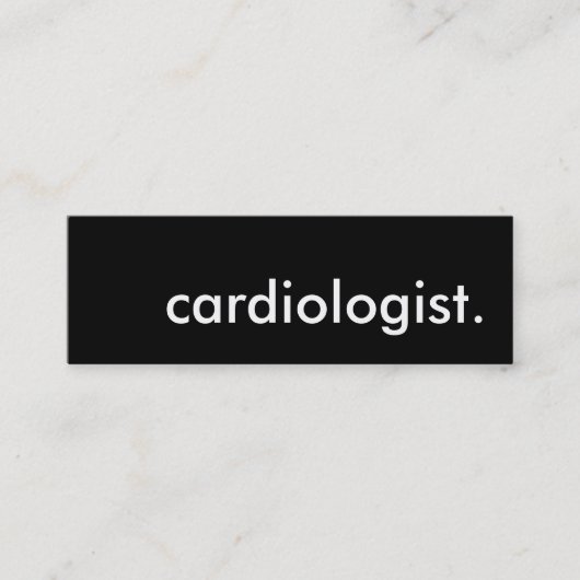 Carte De Visite Mini cardiologue. (Devant)