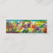 Carte De Visite Mini CARNAVAL ITALIEN /Danse, Musique, Artiste théâtral (Dos)