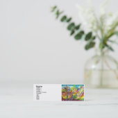 Carte De Visite Mini CARNAVAL ITALIEN /Danse, Musique, Artiste théâtral (Debout devant)