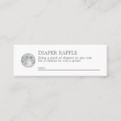 Carte De Visite Mini Carte Mini boîtier de la couche de lune  (Devant)