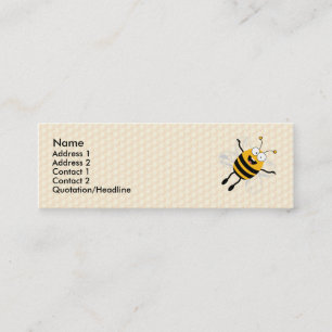 Carte De Visite Mini Cartoon Bee