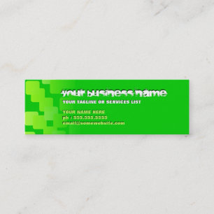 Carte De Visite Mini cascades rétro