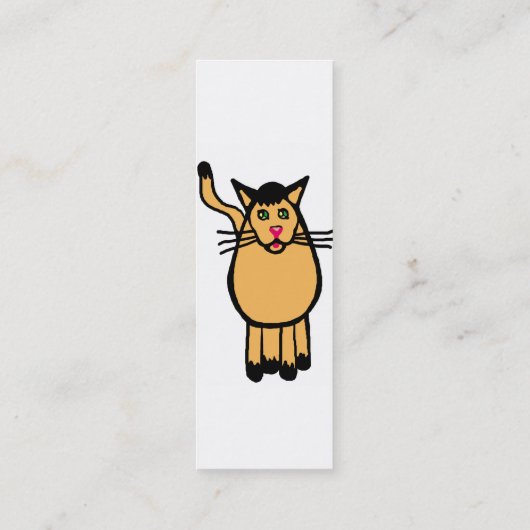 Carte De Visite Mini Cat Mrowr (Dos)