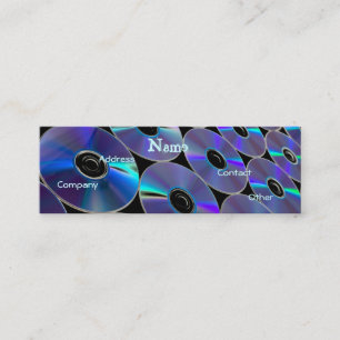CARTE DE VISITE MINI CD DJ