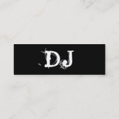 CARTE DE VISITE MINI CD DJ (Dos)