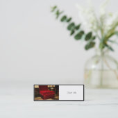 Carte De Visite Mini Chaise Red Velvet (Debout devant)