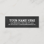 CARTE DE VISITE MINI CHALK TATOO (Dos)