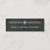 Carte De Visite Mini Chalkboard moderne professionnel (Devant)